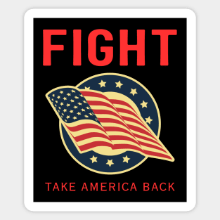 Fight MAGA Donald Trump 2024 Fist Sticker